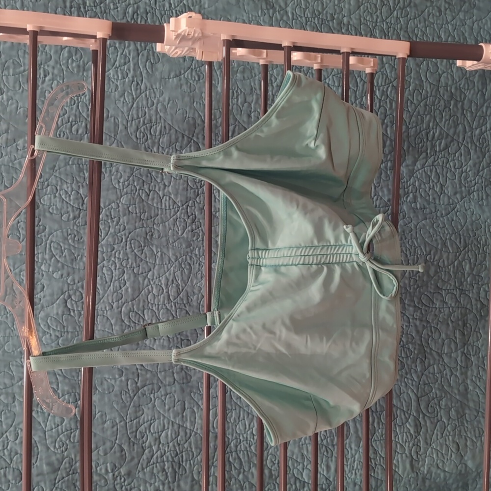 Shein Swim Top 4/5X Aqua